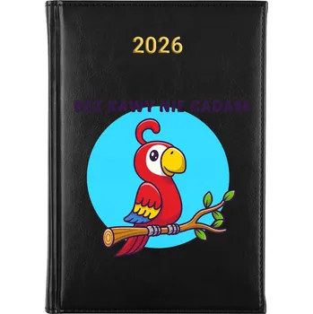 Kalendář Knižní kalendář 2026 A5 FunnyCase černý