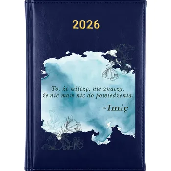Diář Knižní kalendář 2026 A5 modrý