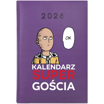 Kalendář Knihový kalendář 2026 A5 fialový