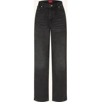 Dámské džíny Hugo Dámské Straight Džíny 937_15, 001 black, 38