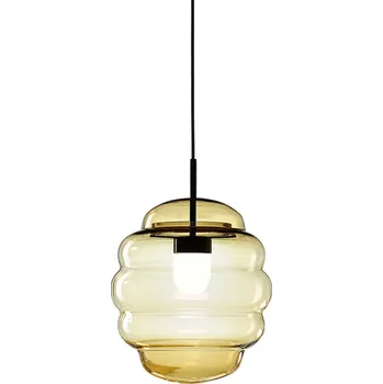 Bomma Blimp LED skleněné závěsné svítidlo Jantarová / 300mm