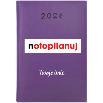 Kalendář Knihový kalendář 2026 A5 fialový
