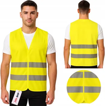 Reflexní vesta 24h-BHP žlutá XL
