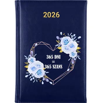 Diář Knižní kalendář 2026 A5 modrý