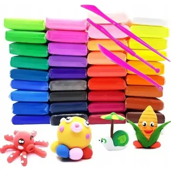 Modelovací hmota Pěnová Plastelína modelovací hmota 36 barev