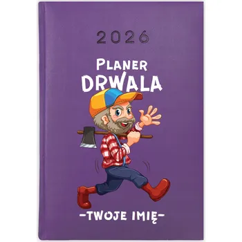 Diář Knihový kalendář 2026 A5 fialový