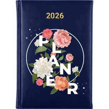 Kalendář Knižní kalendář 2026 A5 modrý