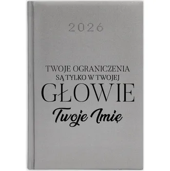 Kalendář Knižní kalendář 2026 A5 FunnyCase stříbrný