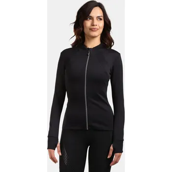 Dámská mikina Dámská fleece mikina KILPI LAJEN-W VL0206KI ČERNÁ 42