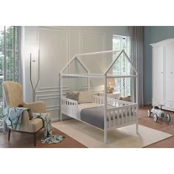 Dětská postýlka NANNA Postel Heim 160 x 80 cm White