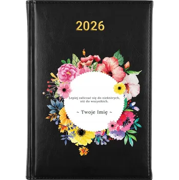 Kalendář Knižkový kalendář 2026 A5 černý