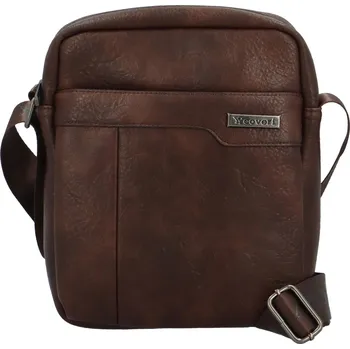 Kabelka Trendy pánská koženková crossbody taška Coveri Amand, coffee