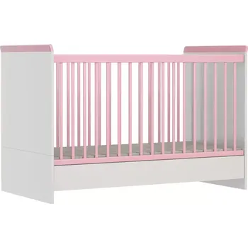 Dětská postýlka Faktum Variabilní postýlka Emily Powder 70x140 cm Lišta proti okusu: včetně lišty, Stahovací bočnice: bez stahovací bočnice