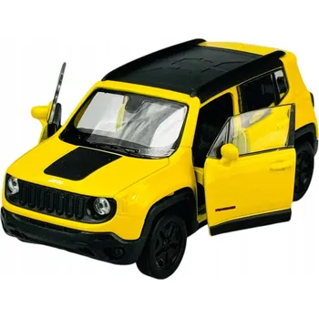 autíčko WELLY JEEP RENEGADE TRAILHAWK ŽLUTÝ 1:34 43736