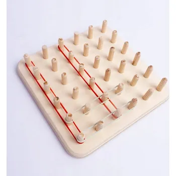 Dřevěná hračka Montessori vzdělávací a didaktické pomůcky