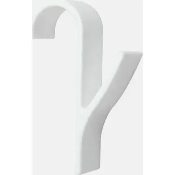 Věšák na topení do koupelny | Koupelnový háček, Věšák na ručníky - 1 ks Bílá