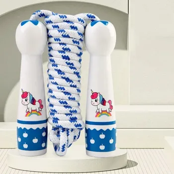 Švihadlo Dětské nastavitelné kreslené švihadlo 280 cm | dětské švihadlo, fitness švihadlo - 4