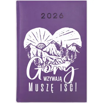 Kalendář Knihový kalendář 2026 A5 fialový