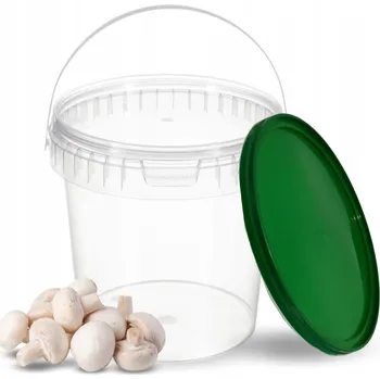 Dóza na potraviny Plastový kbelík s víkem 1 l