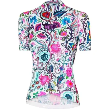 cyklistický dres Cyklodres CYCOLOGY Secret Garden, dámský, krátký rukáv (Motiv Secret Garden, velikost XL)