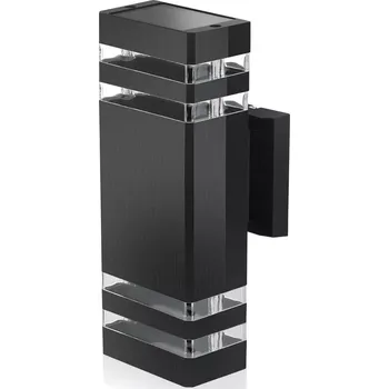 Venkovní osvětlení Venkovní nástěnná lampa, fasádní svítidlo, 2x E27, IP54