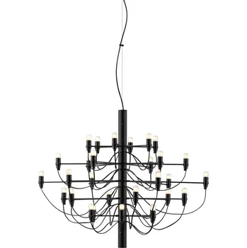 Flos 2097 E14 závěsný lustr 30 / Černá matná