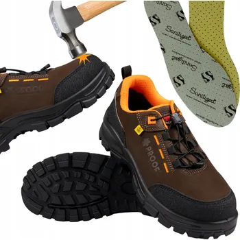 Pracovní oblečení PRACOVNÍ BEZPEČNOSTNÍ POLOBOTKY PROOF COMBO S3S ESD NUBUK VEL. 46