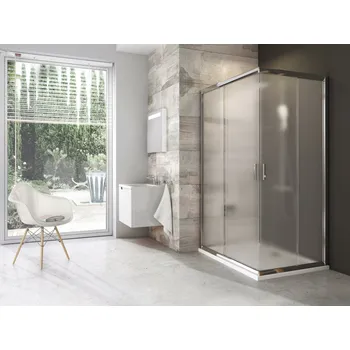 RAVAK Sprchový kout Ravak Blix BLRV2K/BLRV2K 100x120 rohový, lesk/grape 1XVA0C00ZG;1XVG0C00ZG