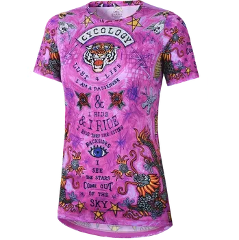 Dámské tričko Sportovní triko CYCOLOGY City of Angels, dámské, krátký rukáv (Motiv City of Angels, velikost L)