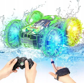 RC model auta Dálkově ovládané auto AmazeFun Amphibious Hračka RC RGB Světla