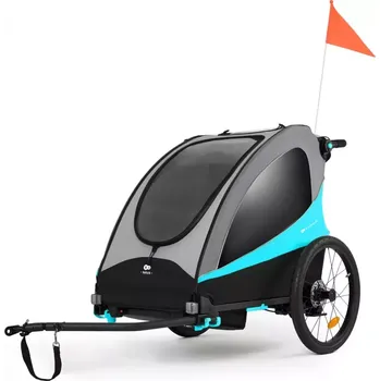 Kočárek KINDERKRAFT Vozík 3v1 Nava Hawaiian Blue