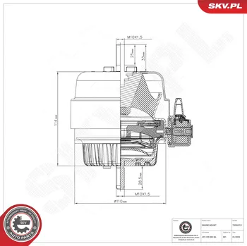 Silentblok motoru Zavěšení a uložení motoru ESEN SKV 75SKV212