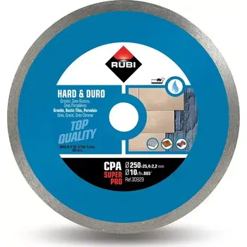 Řezný kotouč RUBI Diamantový kotouč CPA 250 SUPERPRO na přírodní materiály (Ref. 30929)