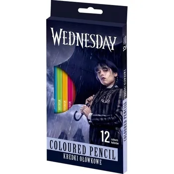 Pastelka Pastelky trojúhelníkové Wednesday - 12 barev