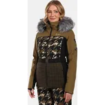 Dámská lyžařská bunda KILPI CLAIR-W WL0107KI KHAKI 36