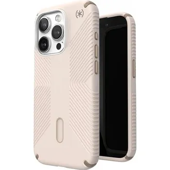 Pouzdro na mobilní telefon Speck Presidio2 Grip ClickLock & Magsafe pro iPhone 15 Pro (Bleached Bone / Heirloom Gold / Hazel Brown)