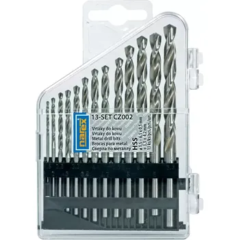 Vrták Sada vrtáků do kovu HSS CZ002 13dílná ø 1,5–6,5 × 0,5 mm + 3,3 + 4,2mm 13-SET CZ002