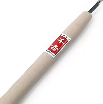 Dláto Japonské řezbářské mini-dláto SENKICHI s šikmou čepelí - 4,5 mm