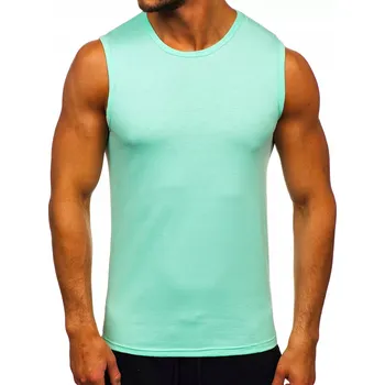 Podprsenka J STYLE kulatý bavlna zelené tričko bez rukávů