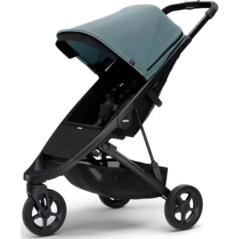 Kočárek Thule SPRING STROLLER Black Teal melange