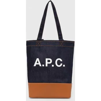 Kabelka Taška A.P.C. tote axel CODDP.M61444.IAK hnědá 88X, vel. ONE SIZE