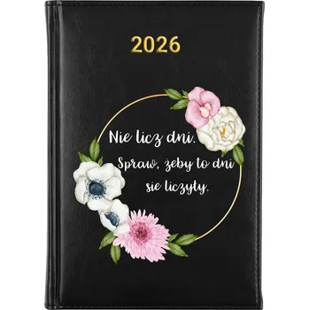 Kalendář Knižkový kalendář 2026 A5 černý
