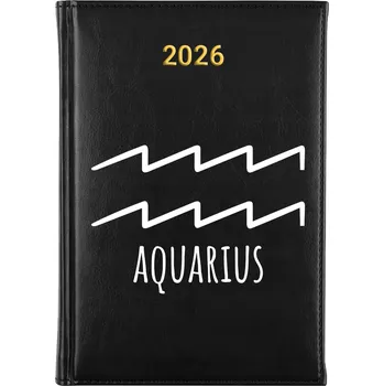 Kalendář Knižkový kalendář 2026 A5 černý