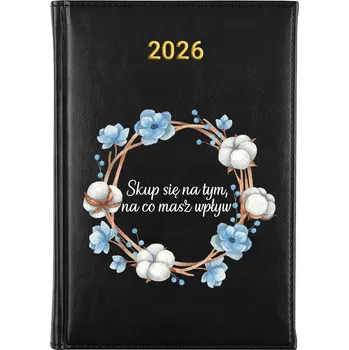 Kalendář Knižkový kalendář 2026 A5 černý