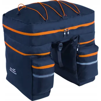 brašna na kolo Cyklistická brašna zadní Convey Brašna na nosič 3-komorová s objemem 60 l