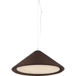 Faro Saigon E27 interiérové závěsné svítidlo Hnědá / ⌀700mm