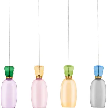 Nova Luce Pluma LED skleněné závěsné svítidlo B