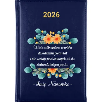 Kalendář Knižní kalendář 2026 A5 modrý