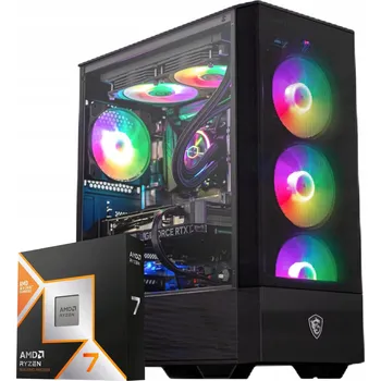 Stolní počítač Počítač Ryzen 7 9800X3D, RX 9070 XT, 32GB DDR5, 2TB
