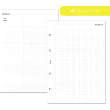 Náplň do diáře Fleppi Náplň do diáře - Klasifikace Vyberte velikost náplně: A5 - 4 dírky